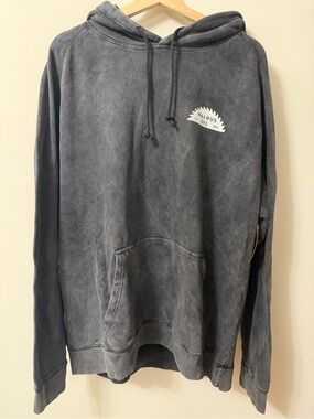 Walrus Oil Washed Black Men's Pullover Hoodie